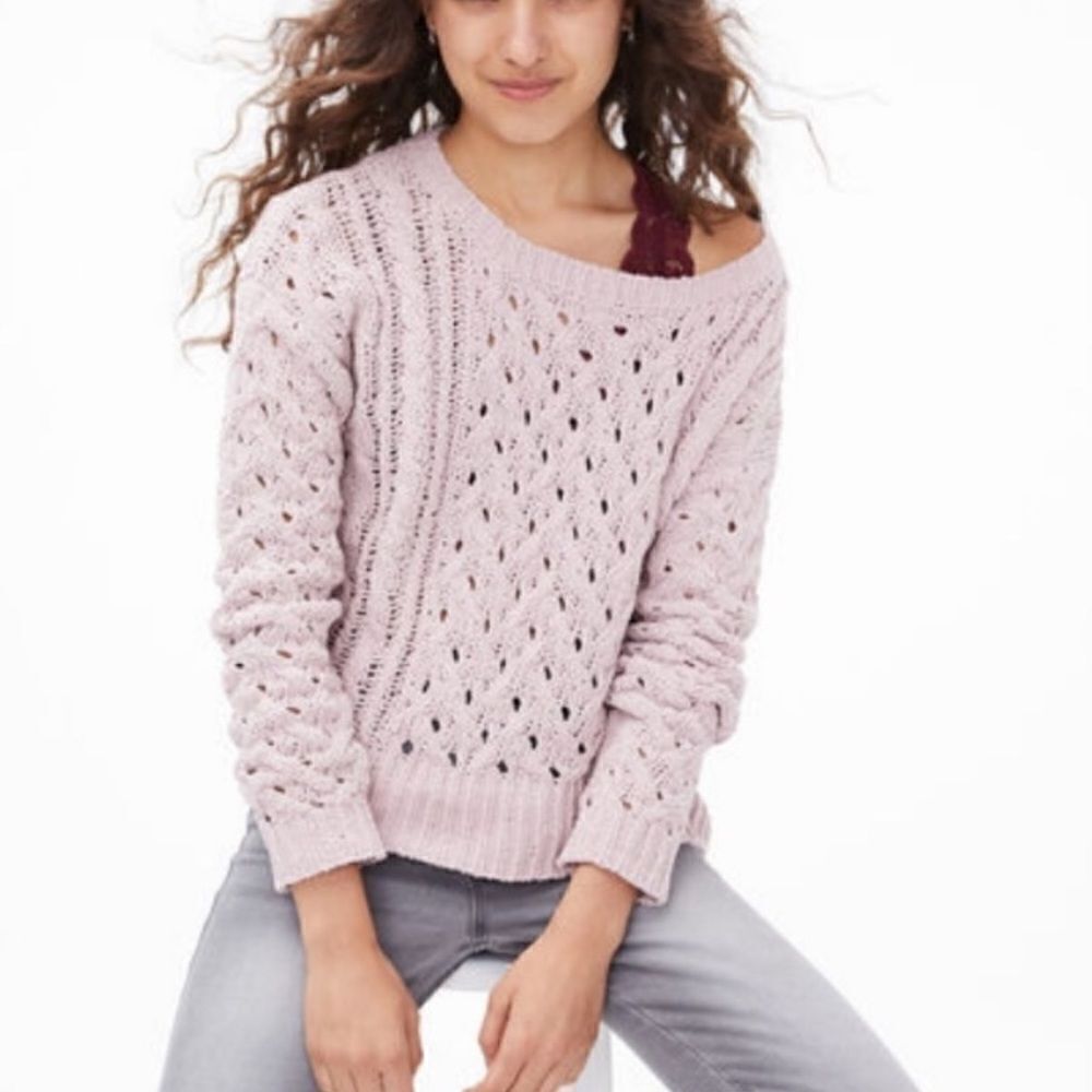 Super Soft Aeropostale Aero Hygge Sweater Soft Chunky Knit